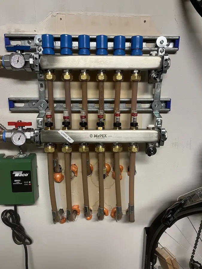 Plumber performing Leak Detection at a residential property in Gooding